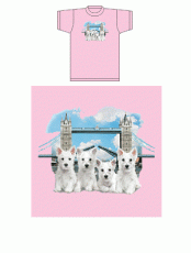 Childrens Westies Tower Bridge T-Shirt