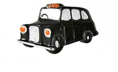 Polyresin Taxi Magnet Souvenir