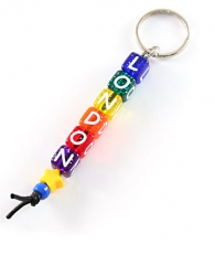 Glitter Bead Keyring