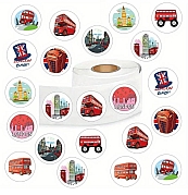 A Roll of London Stickers