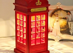 Light Up Telephone Booth