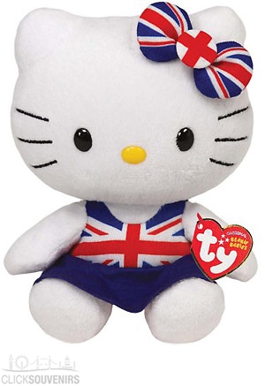 Union Jack Beanie Heloo Kitty