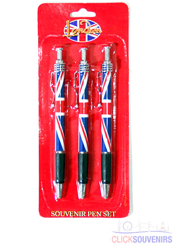 Pen British union Jack Sparkly Jewelled Pen Souvenir 