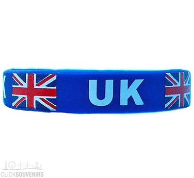 Union Jack Silicone Wristband UK Souvenir