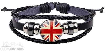 Union Jack Snap Button Bracelet