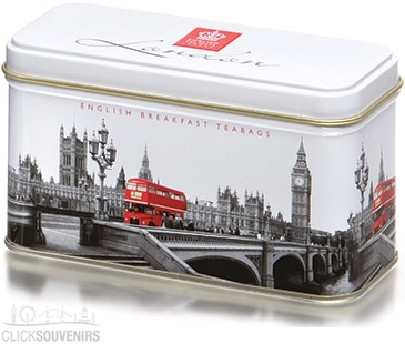 Westminster Tea Caddy with 14 English Teabags