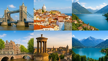 Scenic Weekend Escapes from London to Europe