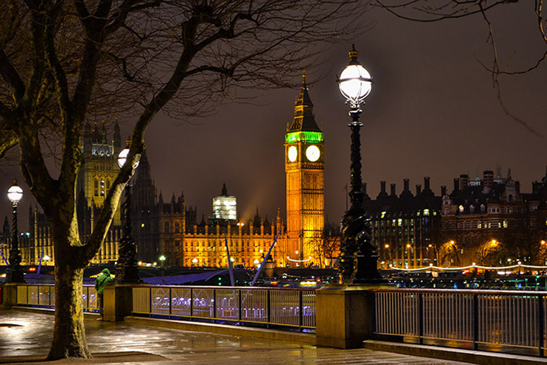 Big Ben and the Houses of Parliament at night