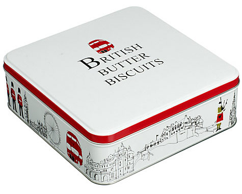 British Butter Biscuits with London Bus