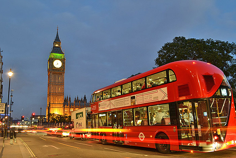 London Bus and Big Ben