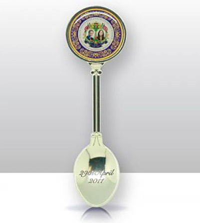 Royal Wedding Souvenirs Spoon