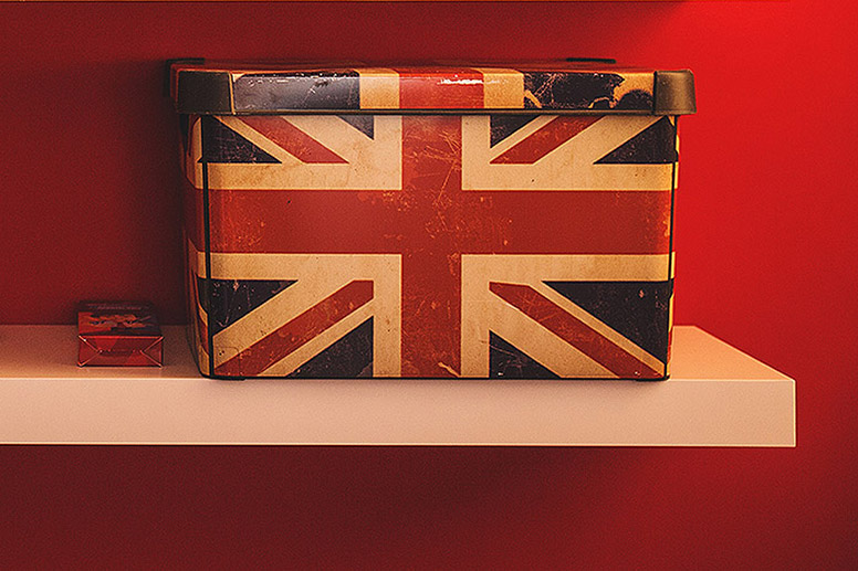 Union Jack Storage Box